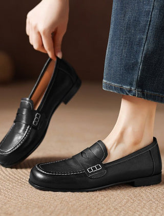 Galea | Genuine Leather Loafers - Rosalie and Grace
