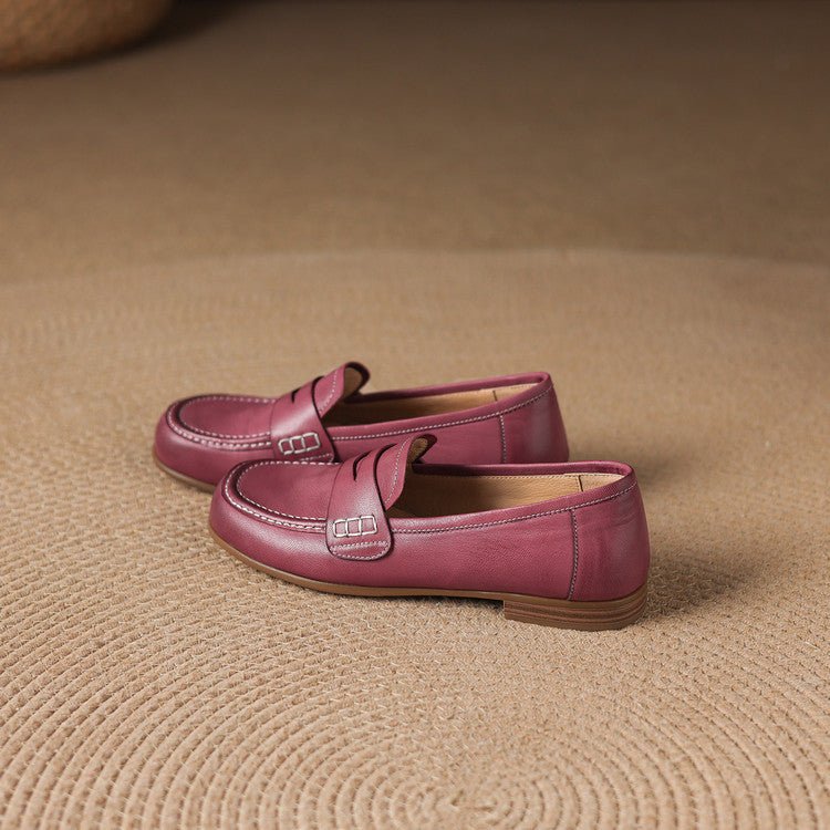 Galea | Genuine Leather Loafers - Rosalie and Grace