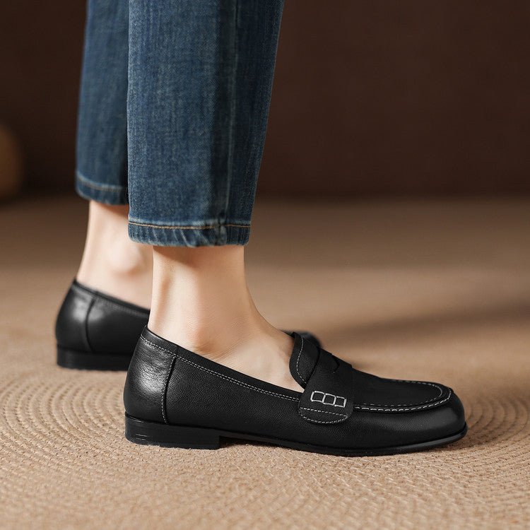 Galea | Genuine Leather Loafers - Rosalie and Grace