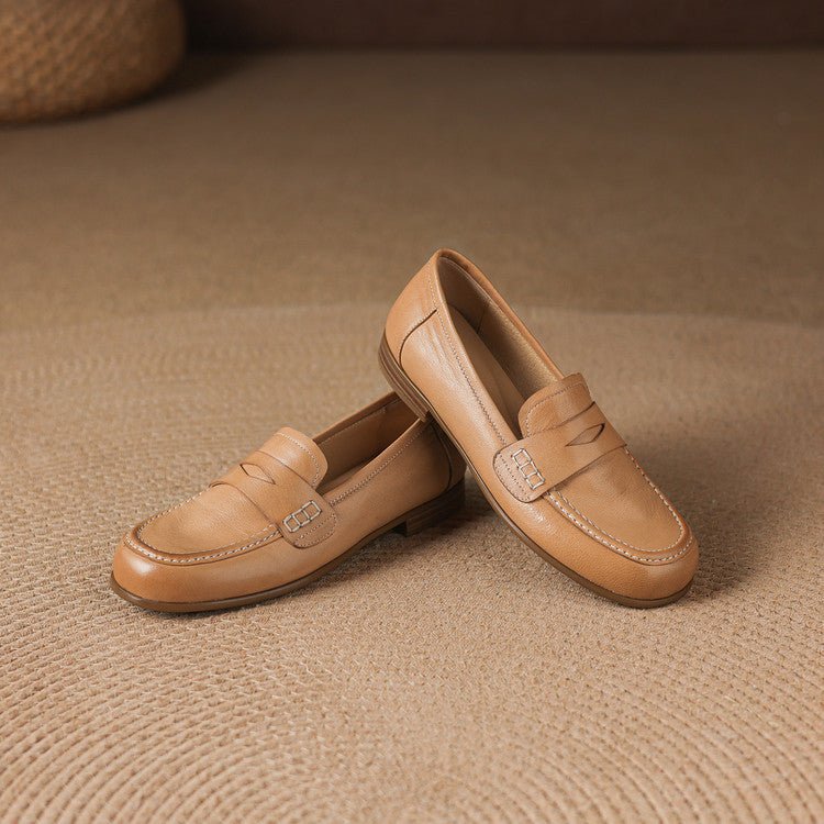 Galea | Genuine Leather Loafers - Rosalie and Grace