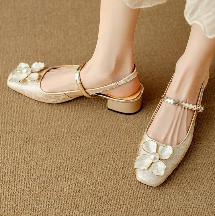 Genine Slingback Pumps - Rosalie and Grace