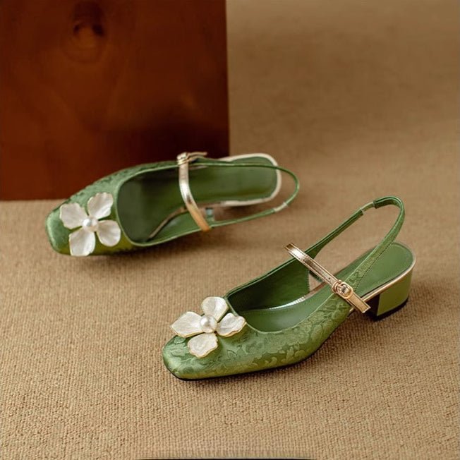 Genine Slingback Pumps - Rosalie and Grace
