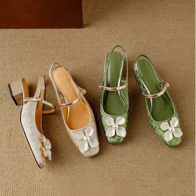 Genine Slingback Pumps - Rosalie and Grace