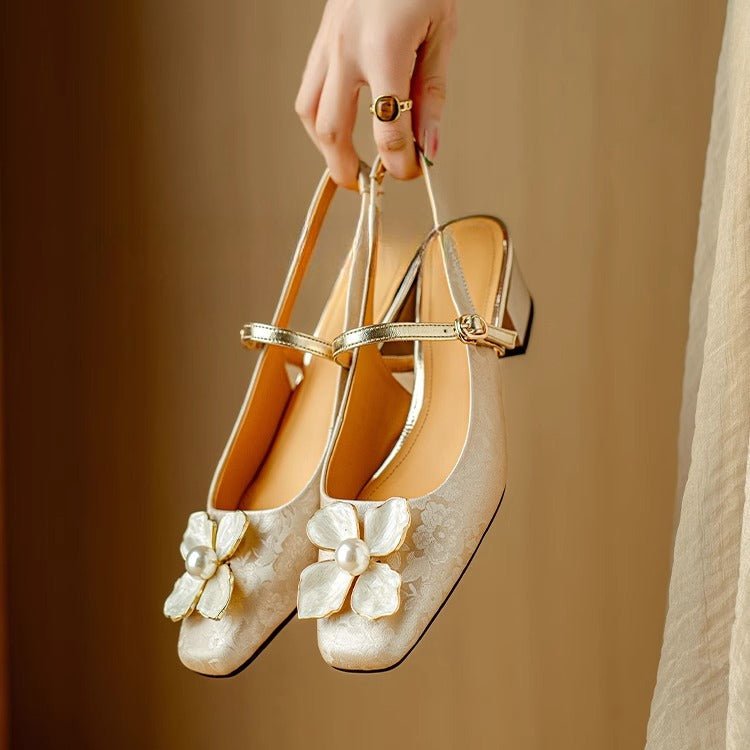 Genine Slingback Pumps - Rosalie and Grace