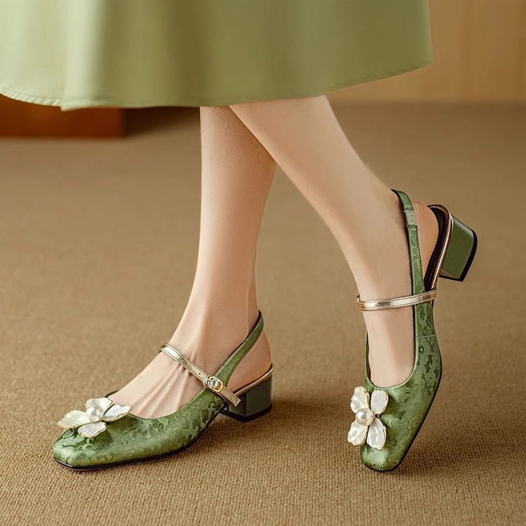 Genine Slingback Pumps - Rosalie and Grace