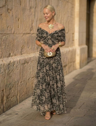 Geraldine™ | Elegant Botanical Dress - Rosalie and Grace
