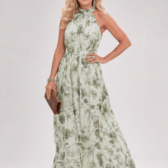 Guinevere™ | Floral Print Flowing Skirt Midi Dress - Rosalie and Grace
