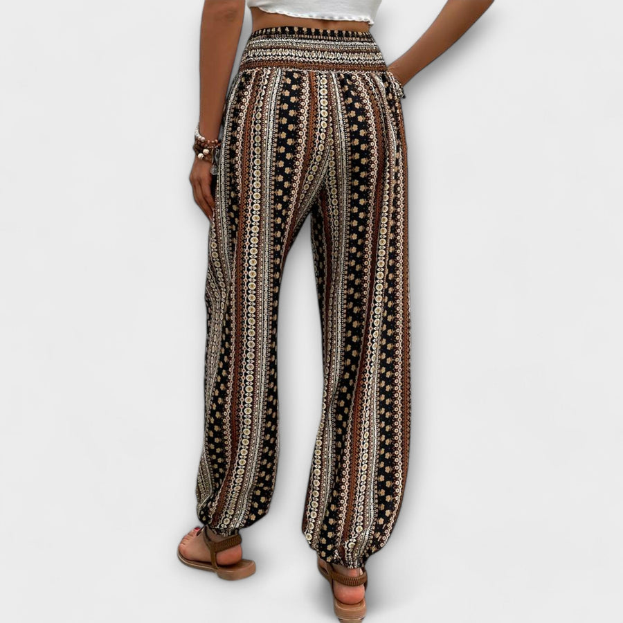 Hester™ | Pants with Ethnic Graphic - Rosalie and Grace