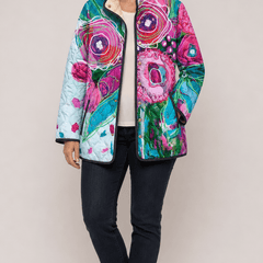 Isabella™ | Elegant Floral Pattern Jacket - Rosalie and Grace