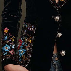 Julia™ Elegant Floral Embroidered Blazer - Rosalie and Grace