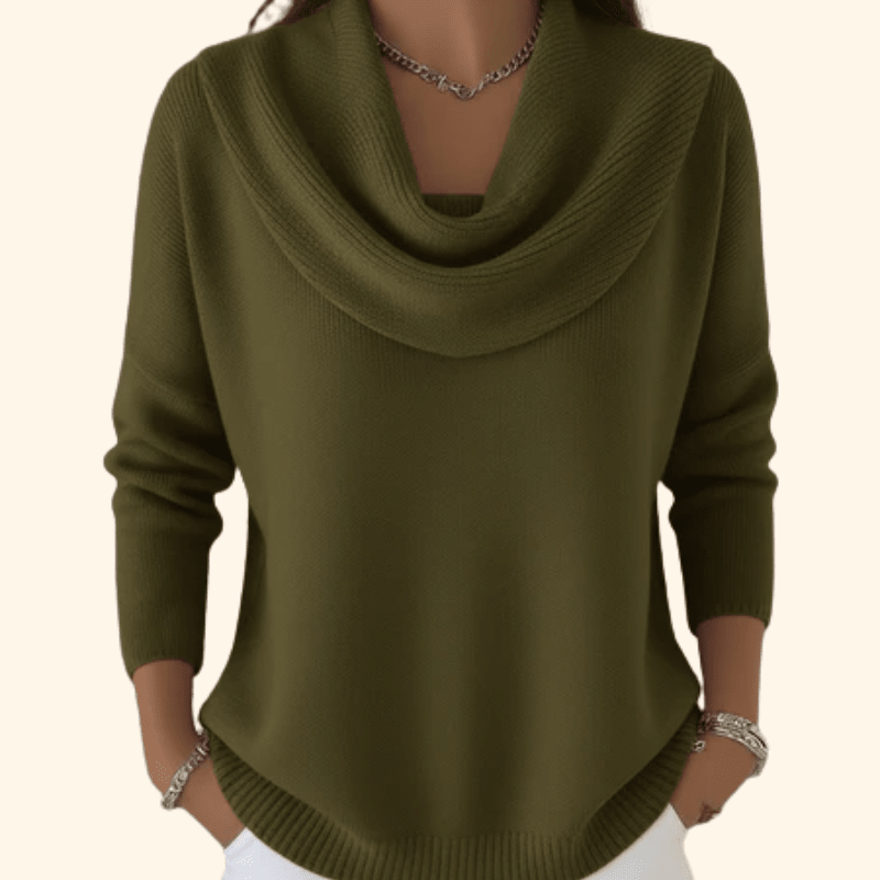 Juliette™ | Cowl Neck Sweater - Rosalie and Grace