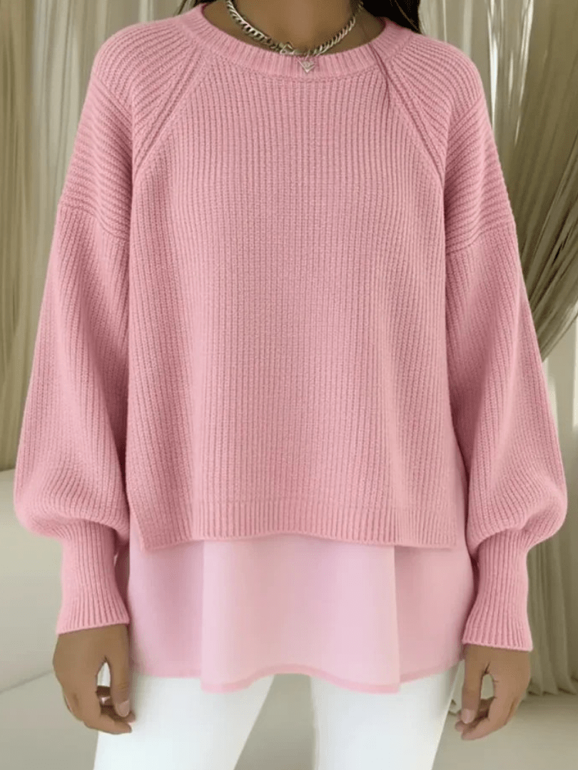 Kestlyn™ | Layered-Look Sweater - Rosalie and Grace