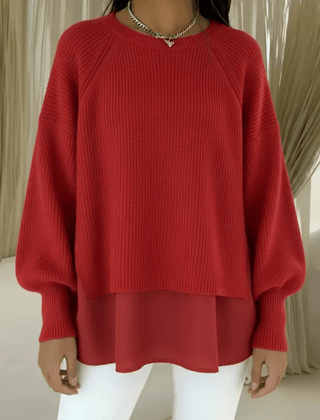 Kestlyn™ | Layered-Look Sweater - Rosalie and Grace