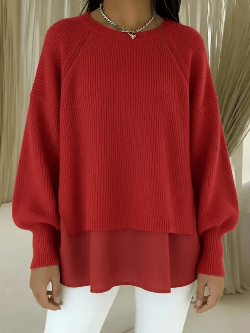 Kestlyn™ | Layered-Look Sweater - Rosalie and Grace