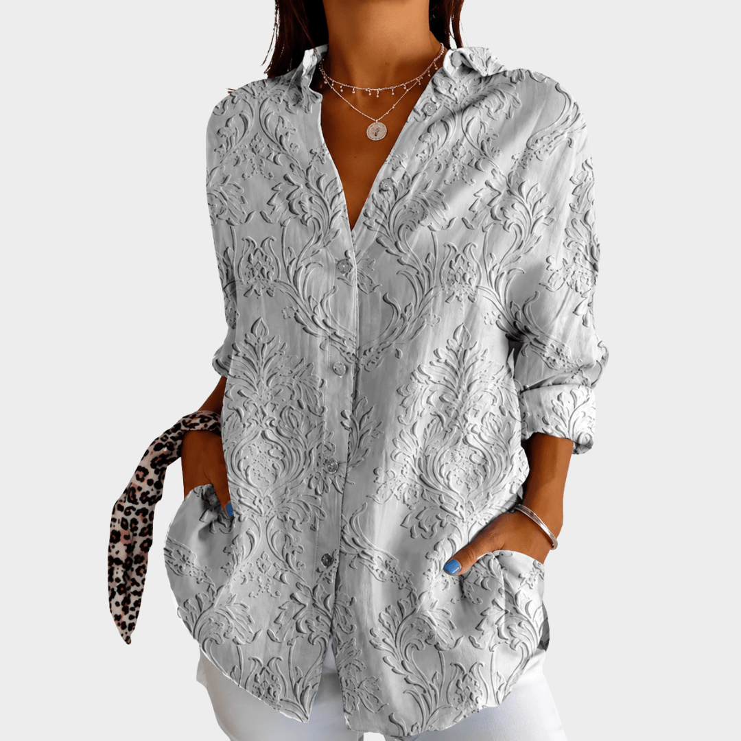 Light and colorful blouse with print - Rosalie and Grace