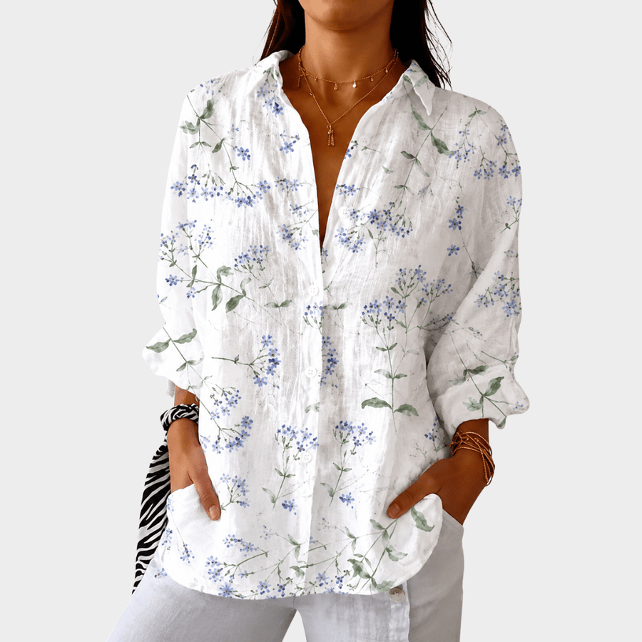 Light and Colorful Blouse with Print - Rosalie and Grace