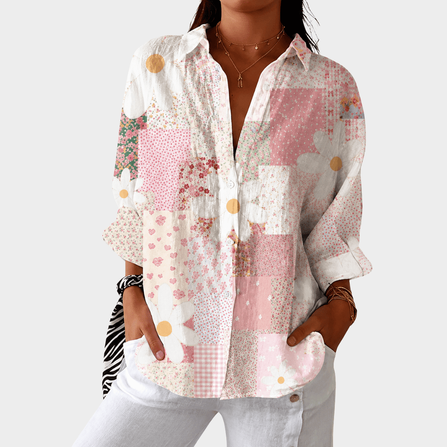 Light and Colorful Printed Blouse - Rosalie and Grace