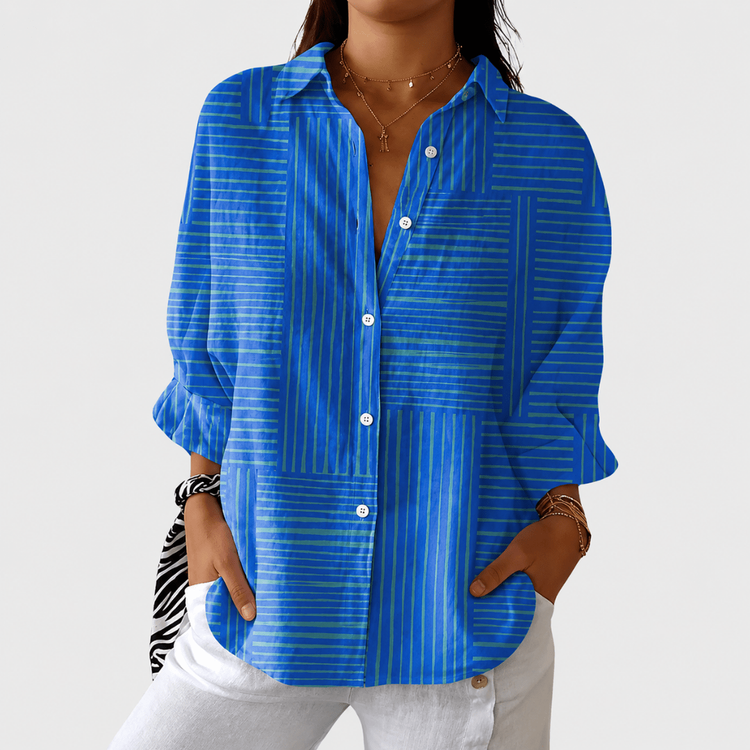 Light and Colorful Printed Blouse - Rosalie and Grace