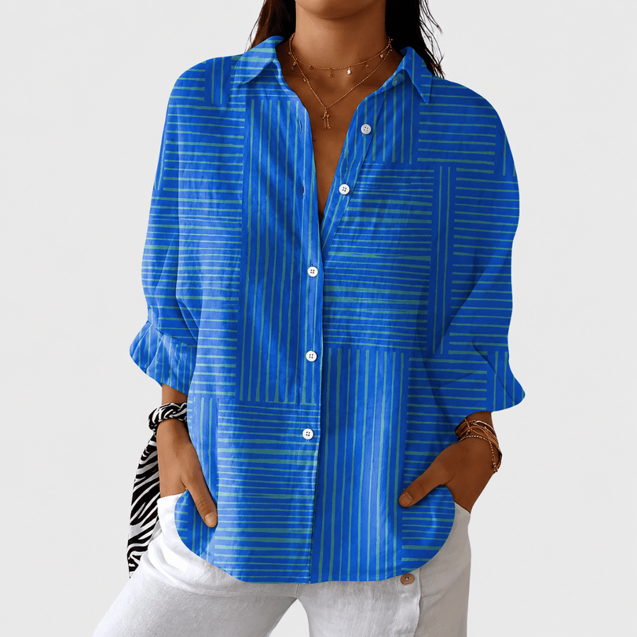 Light and Colorful Printed Blouse - Rosalie and Grace