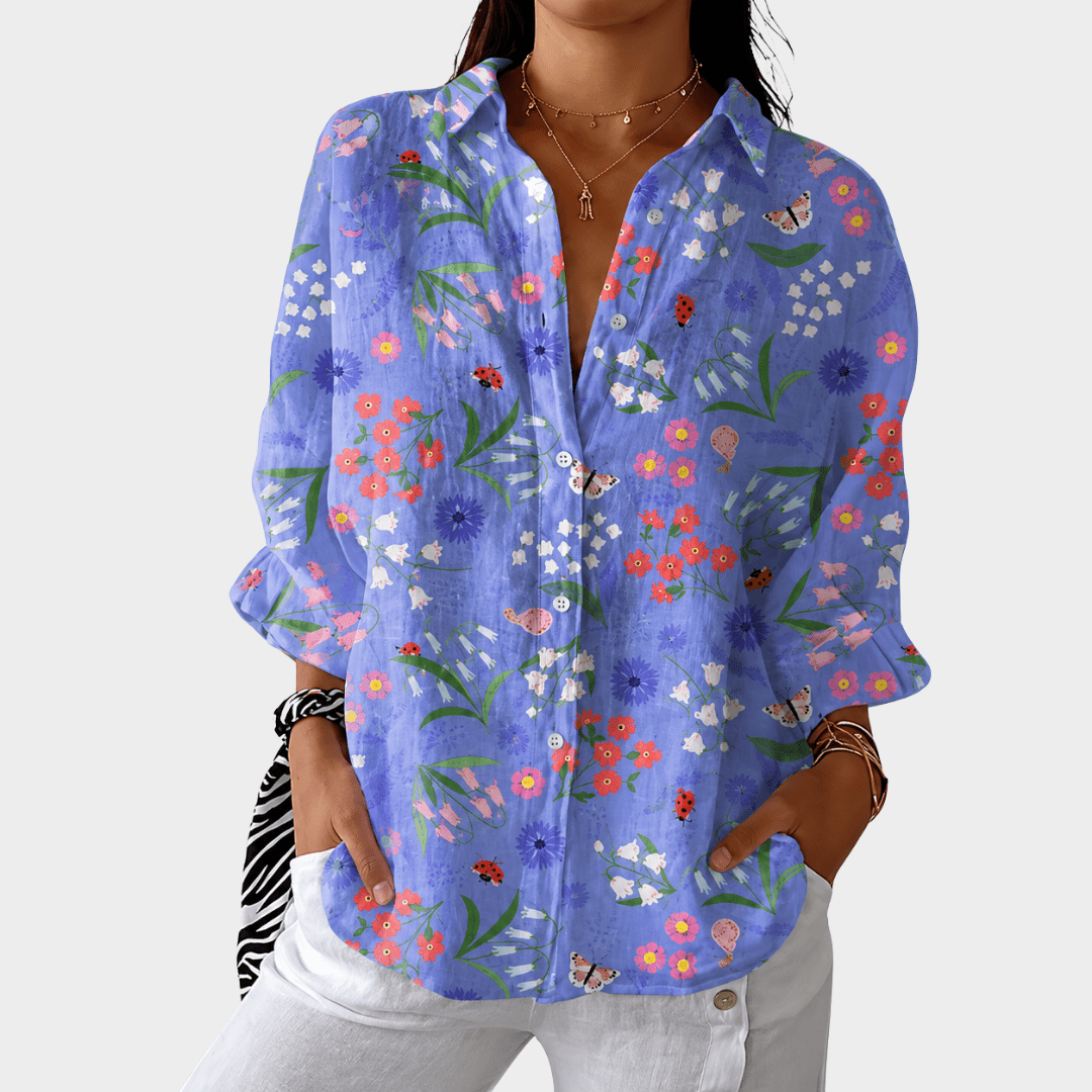 Light and Colorful Printed Blouse - Rosalie and Grace