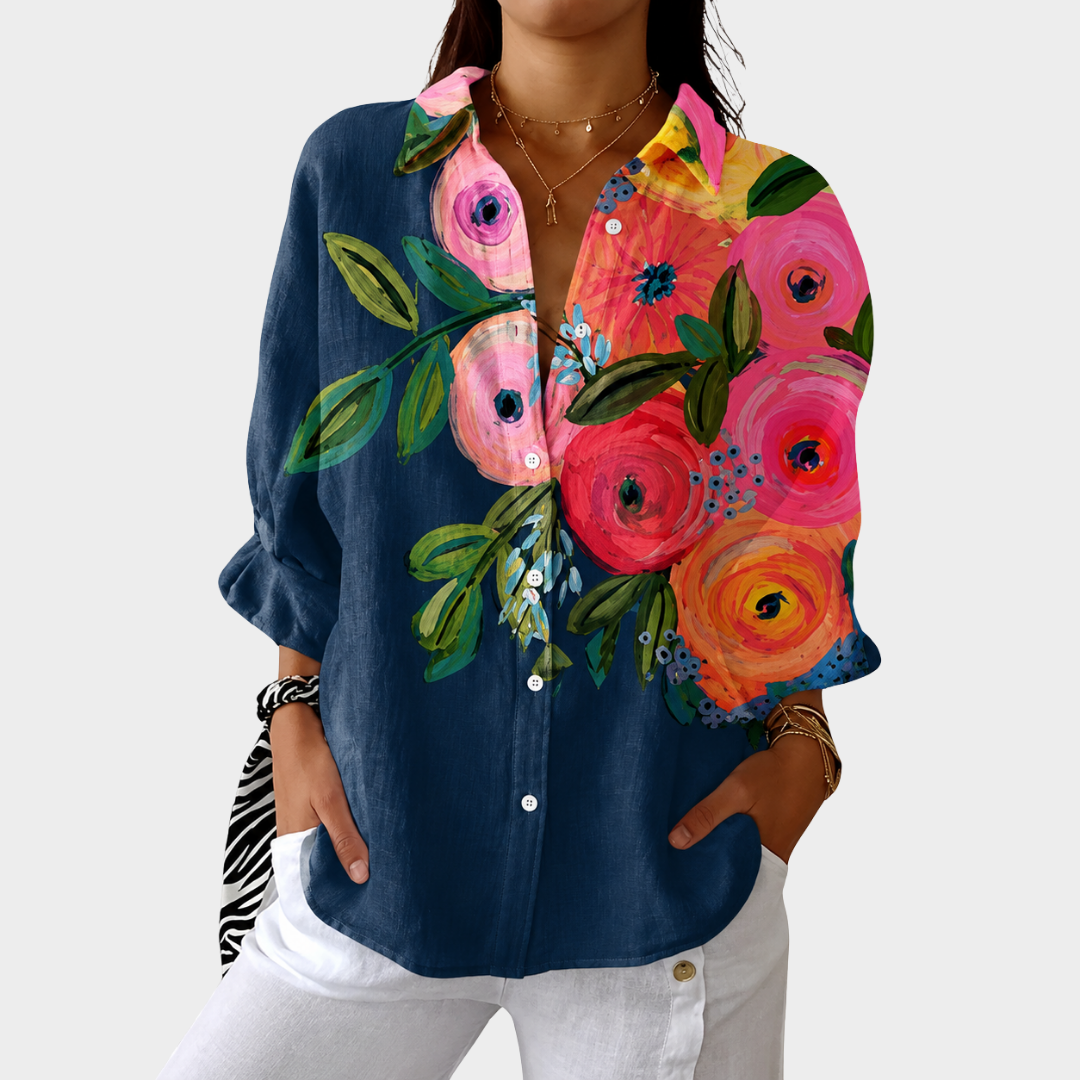 Light and Colorful Printed Blouse - Rosalie and Grace