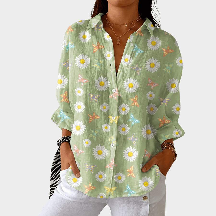 Lightweight and Colorful Printed Blouse - Rosalie and Grace