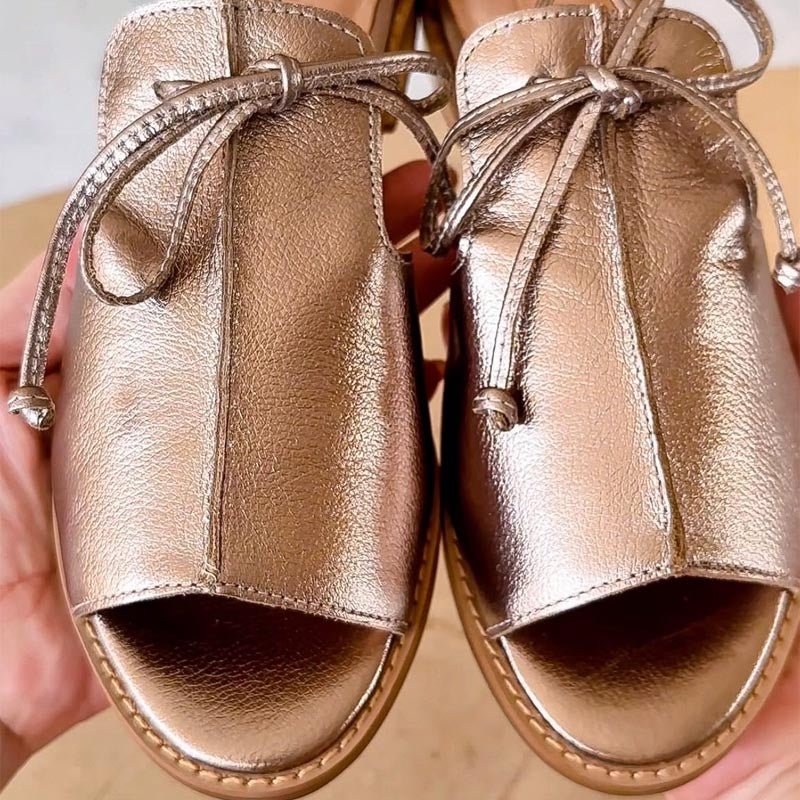 LILLIANA – STRAP-STYLE LEATHER SANDALS - Rosalie and Grace