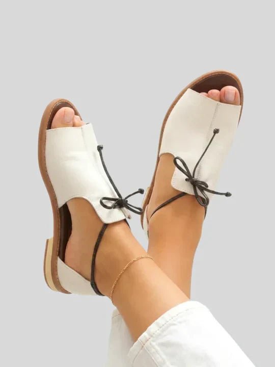 LILLIANA – STRAP-STYLE LEATHER SANDALS - Rosalie and Grace