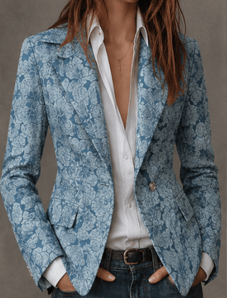 Lorenza™ Elegant Cashmere-Blend Blazer - Rosalie and Grace