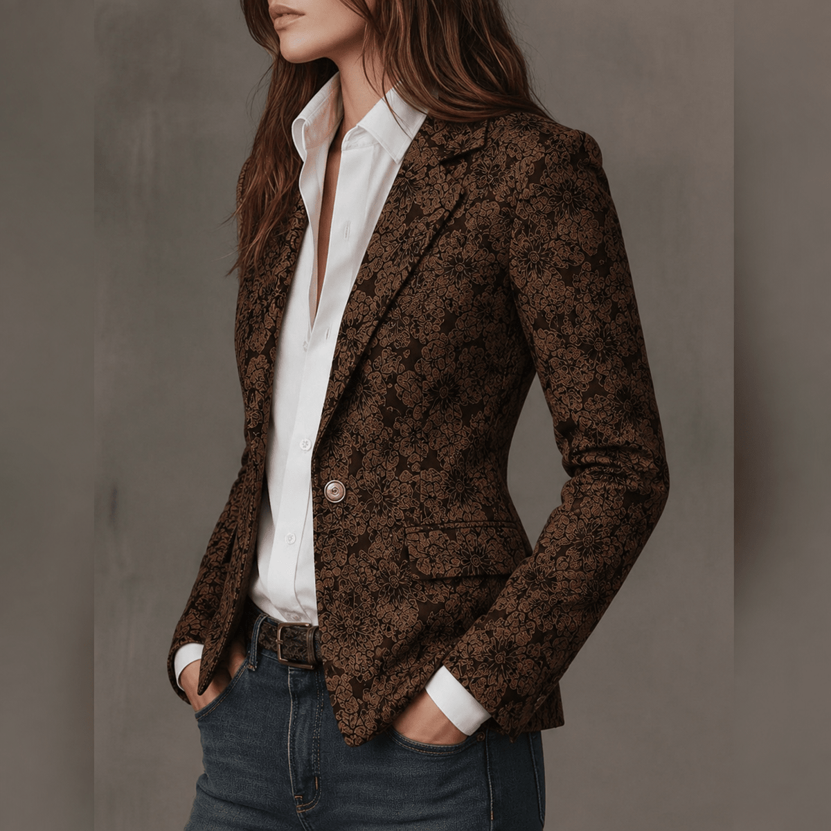 Lorenza™ Elegant Cashmere-Blend Blazer - Rosalie and Grace