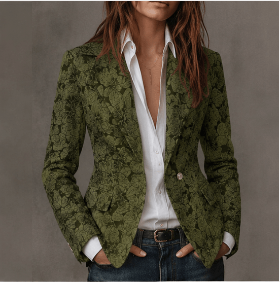 Lorenza™ Elegant Cashmere-Blend Blazer - Rosalie and Grace