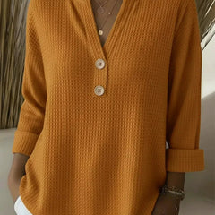 Lucinda™ | Henley Button Top - Rosalie and Grace