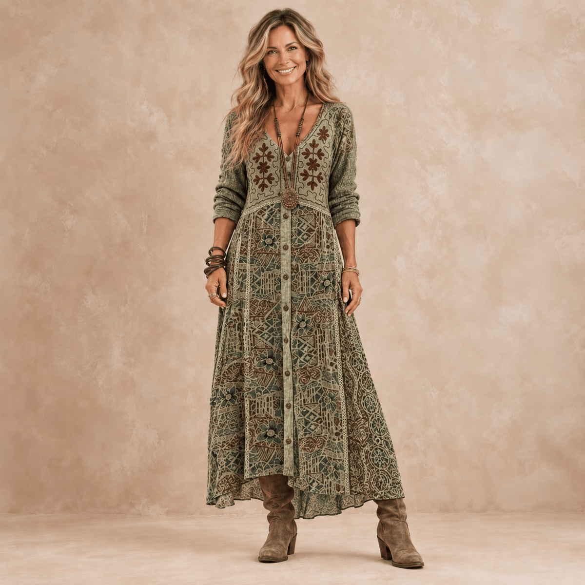 Marigold™ Botanical Maxi Dress - Rosalie and Grace