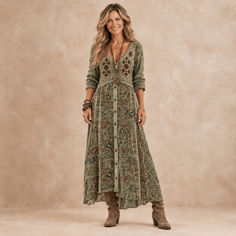 Marigold™ Botanical Maxi Dress - Rosalie and Grace