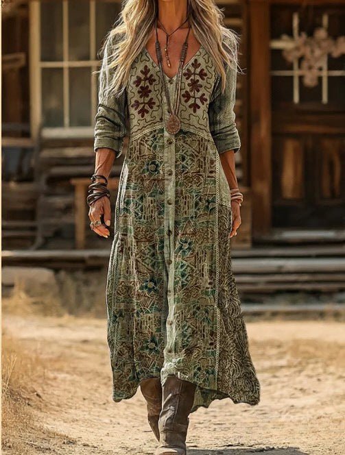 Marigold™ Botanical Maxi Dress - Rosalie and Grace