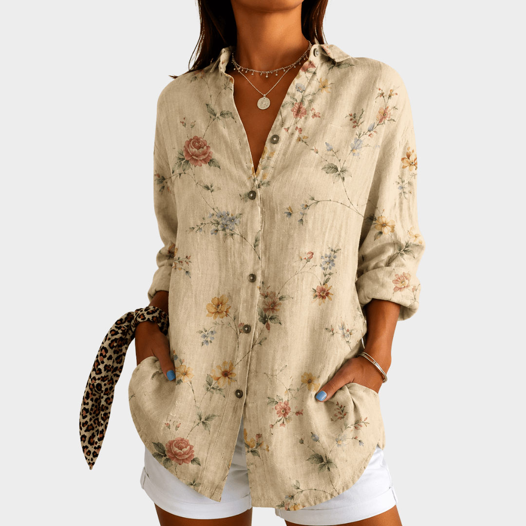 Meadow Whisper Floral Blouse - Rosalie and Grace
