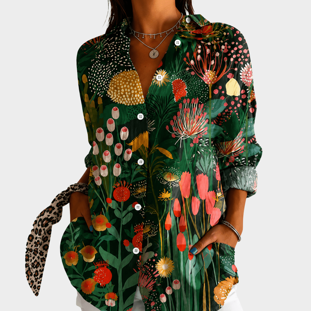 Midnight Garden Statement Blouse - Rosalie and Grace