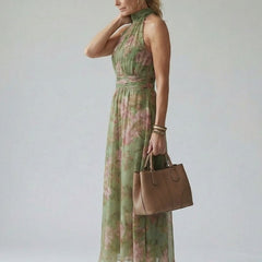 Mirelle™ | Gathered Halter Midi Dress - Rosalie and Grace