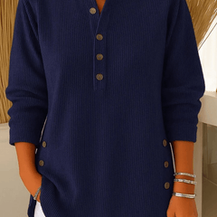Neva™ | Button Henley Tunic - Rosalie and Grace