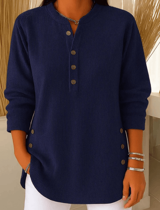 Neva™ | Button Henley Tunic - Rosalie and Grace