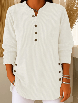 Neva™ | Button Henley Tunic - Rosalie and Grace