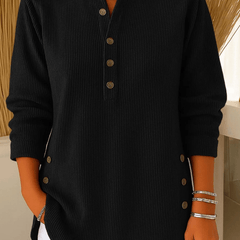Neva™ | Button Henley Tunic - Rosalie and Grace