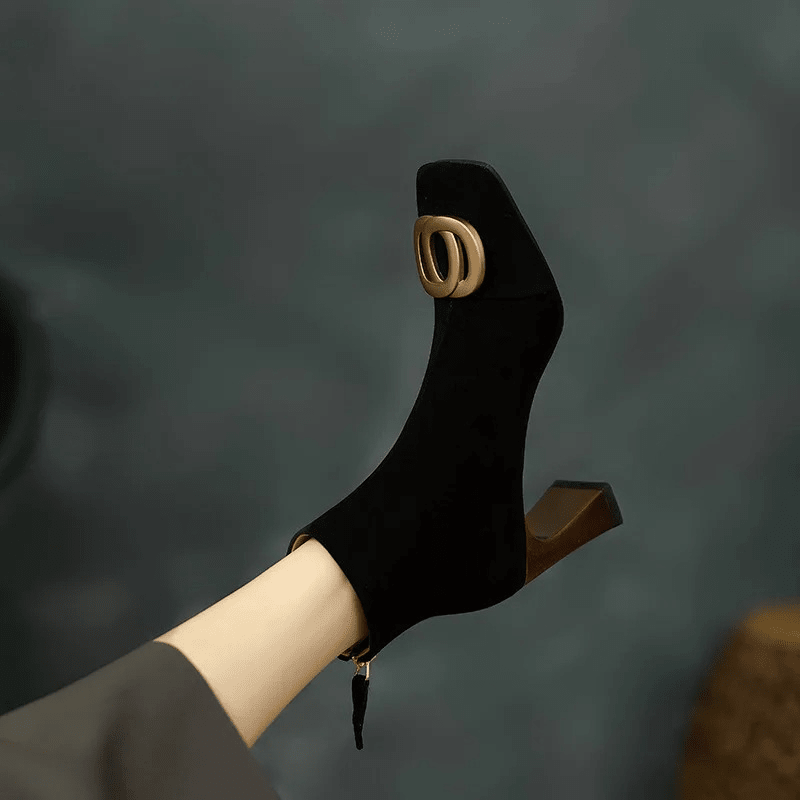 Opium Velvet Boots - Rosalie and Grace