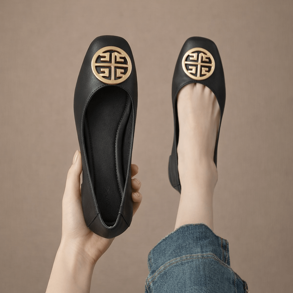 Orchard Leather Flats - Rosalie and Grace