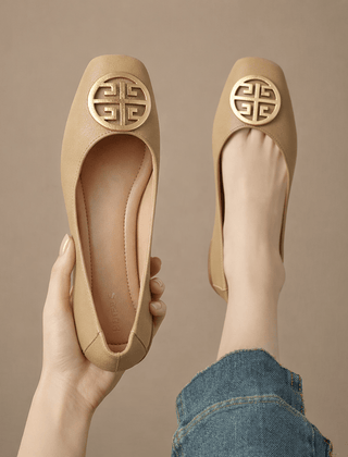 Orchard Leather Flats - Rosalie and Grace
