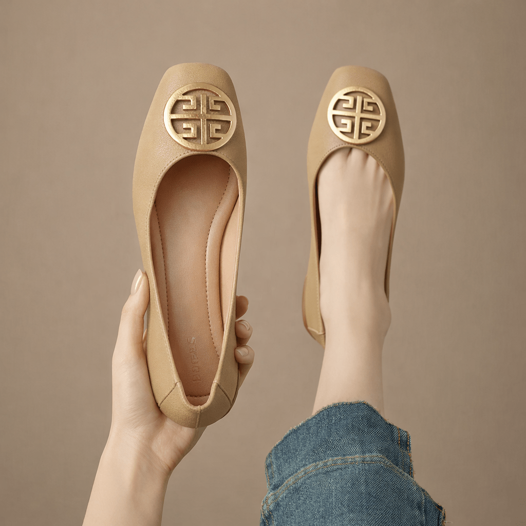 Orchard Leather Flats - Rosalie and Grace