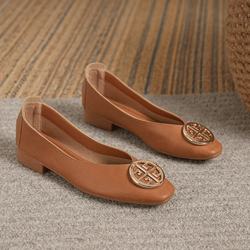 Orchard Leather Flats - Rosalie and Grace