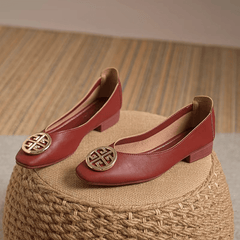 Orchard Leather Flats - Rosalie and Grace