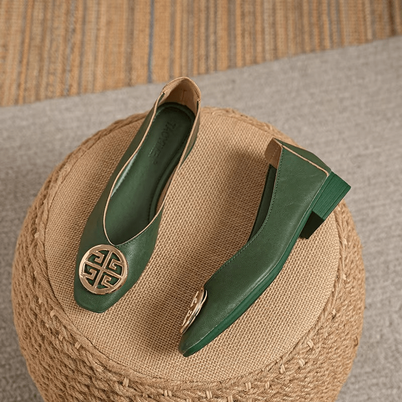 Orchard Leather Flats - Rosalie and Grace