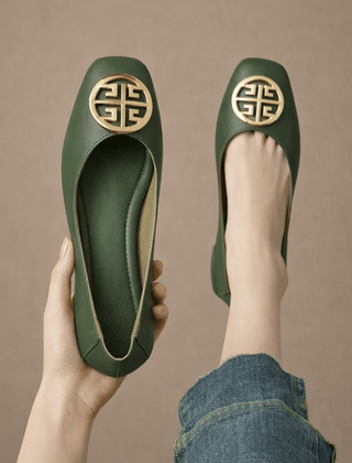 Orchard Leather Flats - Rosalie and Grace